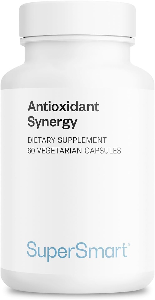 Supersmart - AntiOxidant Synergy - with Tumeric Curcumin ' Alpha Lipoic Acid  Gluten Gratis - 60 cápsulas vegetarianas