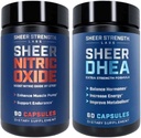 Laboratorios de Estrangulación Nitric Oxide + DHEA 100mg - Suplemento Nitric Oxide - Mejor Suplemento Nitric Oxide para Hombres y DHEA Suplemento para Hombres DHEA 100mg