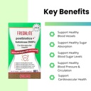 FRESHLITE 2500FU Premium NSK-SD Nattokinase & Vegan Postbiotics for Cardiovascular Support ¦ Blood Pressure, Cholesterol & Heart Health ← JNKA Certified ← Non-GMO, Gluten-Free, 60 cápsulas Japón Made