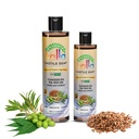 Kalla Organic Flaxseed Castile jabón100% Pure Castile Liquid Soap hoja Neem Extracto-250ml, Certified Cold Presionado Virgin Coconut Oil, Tea Tree esencial Castile Gluten Free Hand