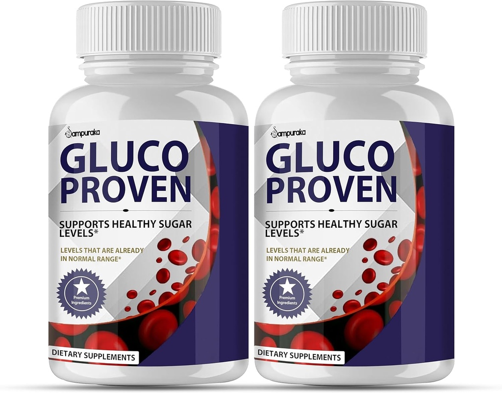 Gluco Provenido Advanced Formula Suplemento 2 Packs 60 Days Supply
