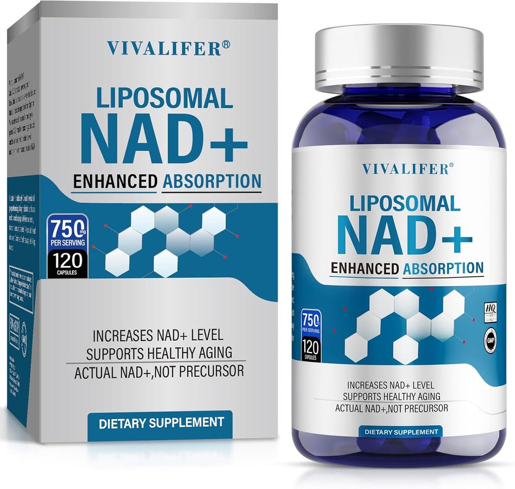 Liposomal NAD+ Suplemento 750 mg