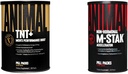 Animal TNT+ Test Booster & M-Stak Muscle Building Stack for Men - 21 Count