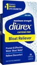 Diurex Caffeine-Free Bloat Relief, Maximum Strength, Relieve Water Bloat Discomfort, Hasta 6 Horas de Alivio, 24 Cuenta