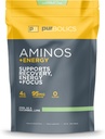Purbolics Aminos + Energy ¦ apoya la recuperación, la energía y el foco  durable 95mg de Caffeine, 0 Azúcar & 60 Servings (Cool As Cucumber...Lime)
