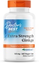 El mejor Ginkgo de fuerza extra del médico, no GMO, Vegan, Gluten Free, Soy Free, promueve la función mental y la memoria, 120 mg, 360 Conde (Pack of 1)