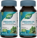 Óleo de orégano de la naturaleza – Suplemento de apoyo inmune* - 75-85% Carvacrol – Gluten Free – 60 cápsulas vegas (2 Pack)