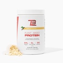 TB12 Powder de proteína basada en plantas por Tom Brady, 24g de Vegan Pea Protein, Bajo Sugar, Baja Carb, No GMO, Reemplazo de comida, Keto Friendly, Paleo, Sugar Free, Vanilla Flavor (30 Servimientos/2.12lbs)