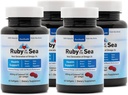 Suplemento de aceite de marina - Aceite de Calanus Natural, Astaxanthin, Omega-3 y ácidos grasos - Suplementos nutricionales del corazón y el cerebro - 4 Pack