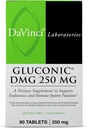 DAVINCI Laboratorios Gluconic DMG 250mg - Ayuda al sistema inmunológico, función muscular, salud cardíaca " salud cerebral - 90 Tablas Chewable (90 Serviciones)