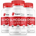 (3 Pack) Super Flow Glycogen Optimizer, Superflow Glycogen Support, Super Flow Optimizer Super Flow Optimizer Vitamin Supplement General Wellness Support Super Flow Maximum Strength (180 cápsulas)