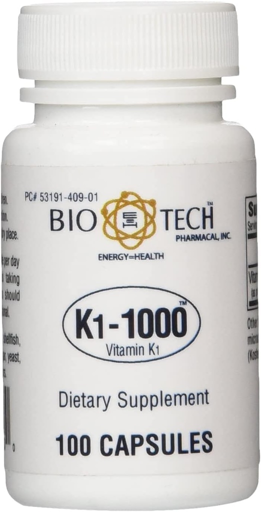 Biotech Pharmacal - K1-1000 - 100 Cuenta