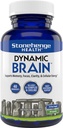 Stonehenge Health Dynamic Brain Supplement – Memory, Focus, & Clarity– Formulado con 40 Ingredientes Nootrópicos Únicos: Choline, Phosphatidylserine, Bacopa Monnieri y Huperzine A