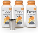 DOSE for Your Liver Cleanse Detox " Repair, Made with Organic Milk Thistle Supplement with Turmeric, Dandelion, Ginger, and Orange, Supports Healthy Liver Function,16oz Bottle, 3 Pack (3 Week Supply)