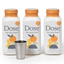 DOSE for Your Liver Cleanse Detox " Repair, Made with Organic Milk Thistle Supplement with Turmeric, Dandelion, Ginger, and Orange, Supports Healthy Liver Function,16oz Bottle, 3 Pack (3 Week Supply)