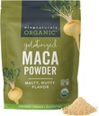 Viva Naturals Organic Maca Powder, Gelatinized, 16 oz (1 lb) – Vegan, USDA Organic, Gluten-Free, Non-GMO Peruano Superfood in Resealable Bag