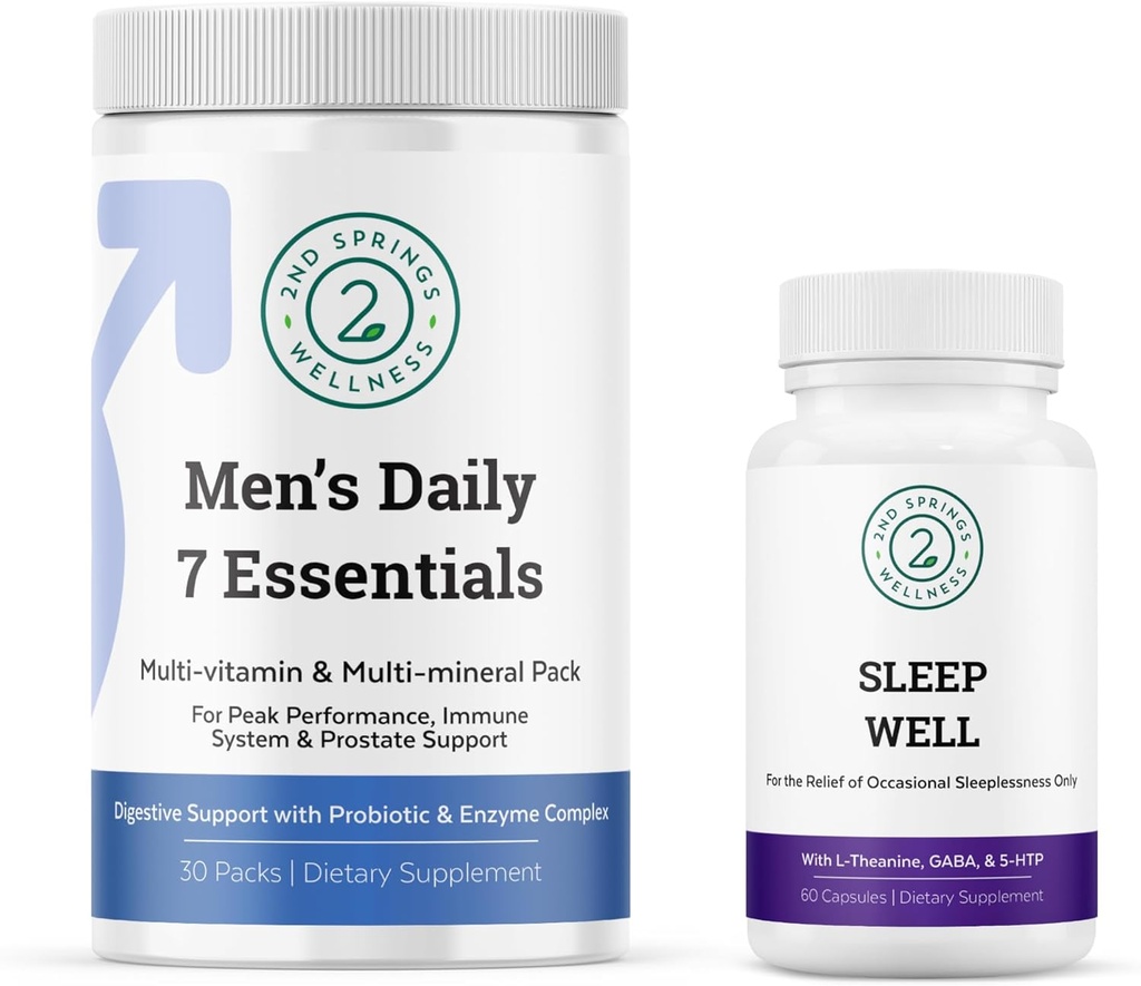 Hombres Daily 7 Essentials & Sleep Complex Bundle