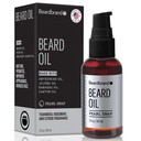 Beardbrand Beard Oil for Men with Jojoba &amp; Vitamin E – Softens Stubble, Conditions Skin &amp; Promotes Beard Growth ← Teakwood, Rosemary, " Citrus Scent TEN 2 fl oz