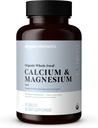   Elements - Organic Whole Food Calcium & Magnesium, Vegan, Gluten Free, 90 tablets
