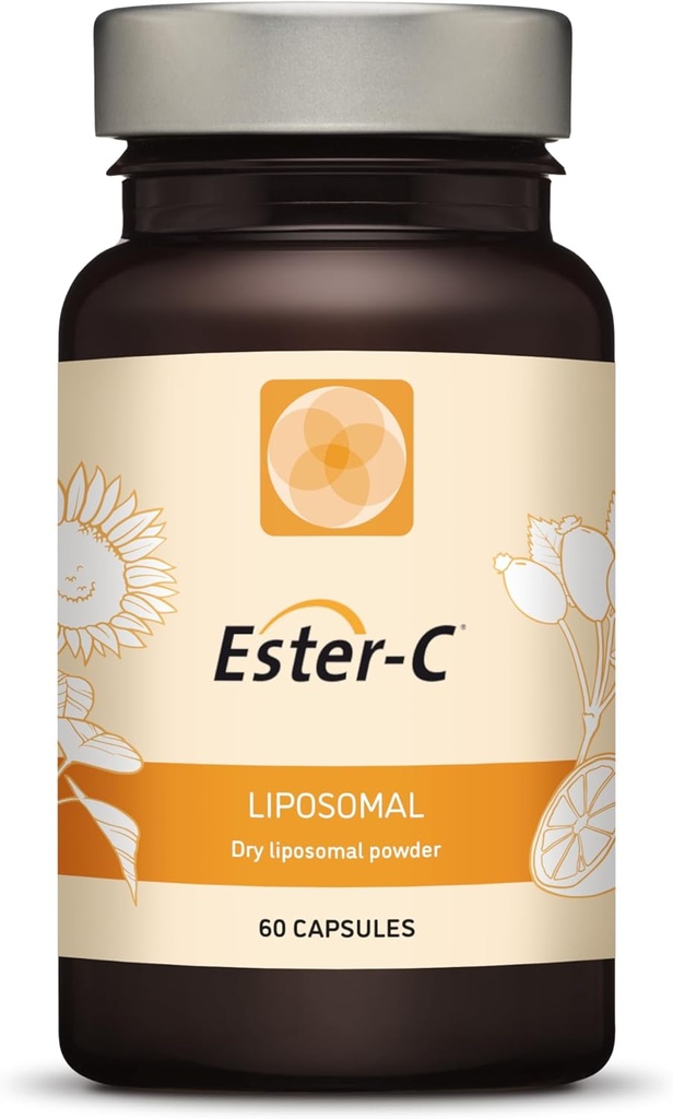 Liposomal Ester C - La única vitamina C de Ester C en forma lipomal para la mejor absorción (60)