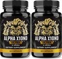 (2 Pack) Alpha X10nd Ultra para Hombres, Fórmula Oficial para Mantener la resistencia y el rendimiento de pico, Blend All-Natural para el soporte nutricional y de salud, AlphaX10nd Supplement Reviews (120 cápsulas)
