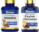 tnvitamins Complejo de canela y canela de Ceilán