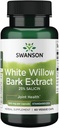 Swanson Maximum Strength White Willow Bark Extract-Promotes Joint Support & Muscle Relief-Standardized to 25% Salicin-Natural Supplement with No Stomach Irritation (60 Veggie Caps, 500mg Cada)
