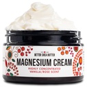 Mejor manteca de mandioca Loción de magnesio para las mujeres   Vanilla Rose ← Para el embarazo, los niños y los bebés vivieron Alivia la tensión muscular " Leg Cramps  durable Orgánica " Ingredientes naturales