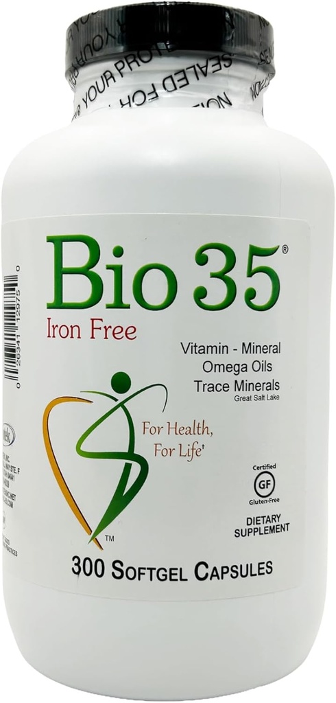Bio-35 300ct Iron Gluten &amp; Soy- Gratis