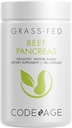 Codeage Grass Fed Beef Pancreas Suplemento Glandulars - Freeze Dried, No Defatted Beef Pancreas Pills – Pancreatic Enzymes Diet Meat - Pasture Raised Bovine Vitamins - 180 cápsulas