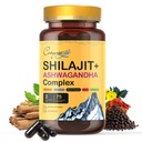 Himalayan Shilajit Capsules, Shilajit for Men & Women, Shilajit Capsules with Ashwagandha, White Musli & Gokshura, Herbal Shilajit Supplement with Black Pepper & Cinnamon,75 Days (150 Capsules).