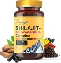 Himalayan Shilajit- Complejo con Ashwagandha, Mace, Gokshura, Cinnamon " Piperine  durable Energy, Vitality " 85+ Trace Minerals, Shilajit for Men, Shilajit for Women, Regular Dose - 150 cápsulas