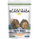 Happy Andes Organic Black Pure " Raw Maca Root Powder Non-GMO, USDA for Energy " Fitness, Performance " Mood for Men " Women, Gluten Free, Peruvian Superfood, Blue, 16 oz