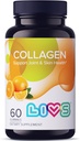 LIVS Collagen Gummies for Women ' Hombres ← Multi Collagen Peptides - Hidrolyzed Collagen Peptides  Collagen Powder Alternative for Skin, Hair, Nails & Joints ← Gluten Free 100mg Marine Collagen/Dose