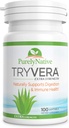 Aloe Vera Gels - Soportes para Cistitis Intersticial, Gut Ploquio, Estreñimiento, Síndrome de Tazón Irritable, Colitis Ulcerante - 100 Softgels