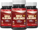 Dr.K adultoC HNHusa Mega Albumin Protein 1000mg 180 Tablets Healthy Kidney Liver Function Wellness Total Health Support Energy Life Balance Suplemento 60tabs 3pk
