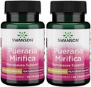 Swanson Pueraria Mirifica with B6 '&' B12 - Featuring Puresterol 60 Veg Caps 2 Pack