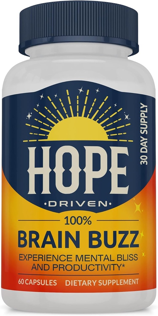 Brain Buzz Brain Supplement for Memory and Focus ← Memoria Suplemento para el cerebro ← 40-in-1 Brain Booster Suplemento para Focus, Memoria, Claridad, Energía, Rendimiento Para Hombres &amp; Mujeres ← 60 Veggie Capsules