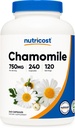 Nutricost Chamomile 750mg, 240 cápsulas vegetarianas, 120 piezas - No GMO, Gluten Free