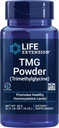 Extensión de vida TMG Powder – Trimetilglicina – Ayuda a mantener niveles normales de homocisteína, salud cardíaca – libre de gluten, no-GMO, vegetariano – Net Wt. 50 g (0.11 lb. o 1.76 oz.)