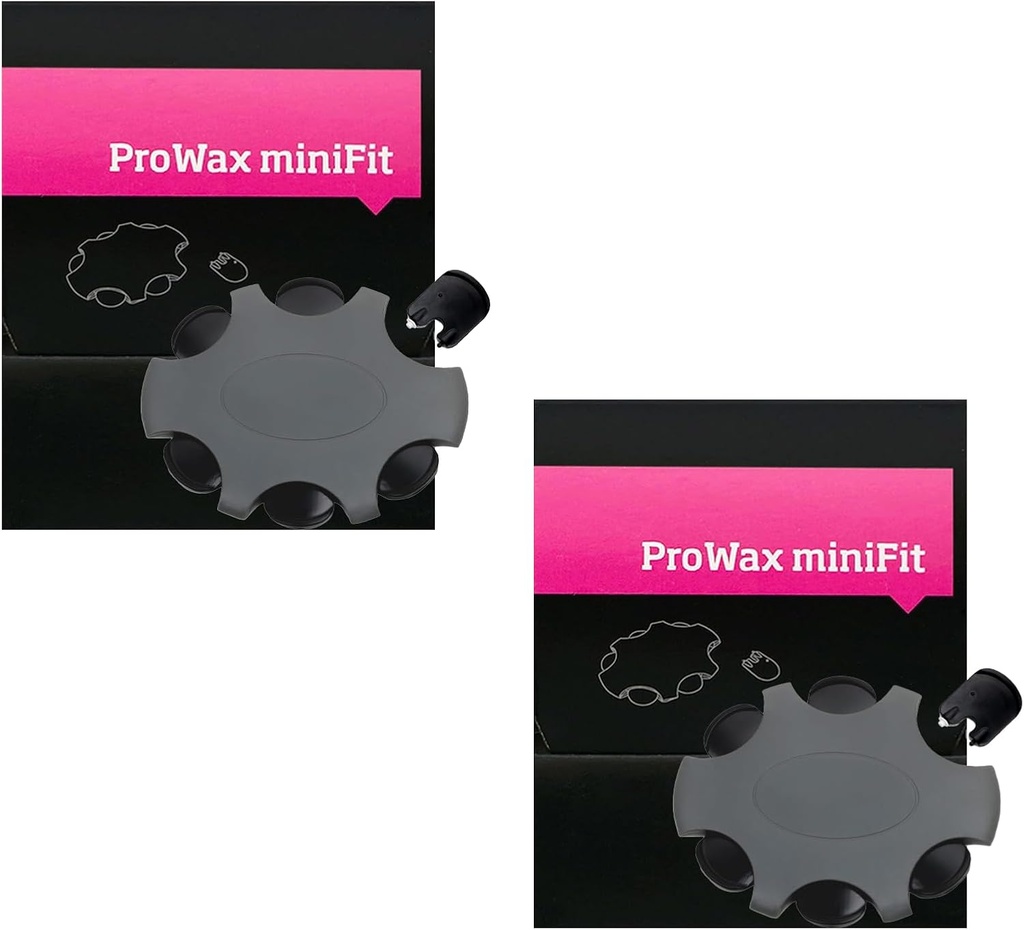 (12 Pcs) Minifit Prowax Wax Guards Filtros para Oticon Hearing Aids,Oticon Minifit Hearing Aids Replacement Parts Supplies Kit de limpieza Accesorios(2 Packs)