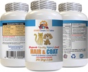 gato Hair and Skin Supplement - Pets Hair and Coat Boost - for Dogs and Cats - Supports Healthy Skin Hair Nails - cat Healthy Skin - 1 Botella (60 Tablets)