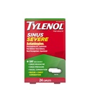 Tylenol Sinus Severe Daytime Cold &amp; Flu Relief Medicine Caplets, Non-Drowsy Pain Reliever, Fever Reducer Expectorant & Decongestant, Acetaminophen, Guaifenesin " Phenylephrine HCl, 24 ct