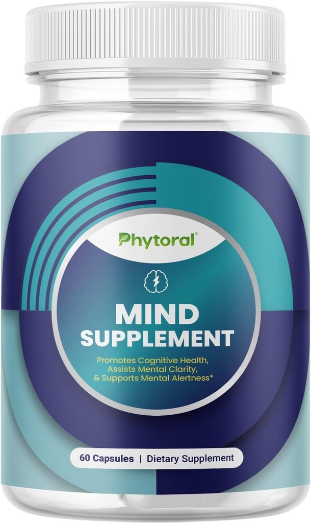 Suplemento Nootropic Brain para la mejora de la memoria y el foco - Vitaminas para la salud mental cerebral " Claridad - Complejo de salud cognitivo para la vitalidad de la mente " Alerta mental - 60 cápsulas