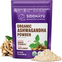 Siddhayu Orgánica Ashwagandha Powder - 12 oz