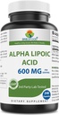 Brieofood Alpha Lipoic Acid 600mg por Serving - 240 Capsules - Non-GMO, Gluten Free