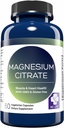 MD. Citrato de magnesio de vida 250 mg – 30 cápsulas – Suplemento de alto grado de absorción de magnesio – cápsulas fáciles de cambiar para el músculo, el nervio, el corazón, el sueño y el hueso