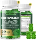Vitamina D3 + K2-1000IU D3 90mcg K2 - Multivitamínico para Vegetarianos &amp; Adultos w/Algae Omega-3,Iron,Metil B12,Seamoss,Iodina para Bone,Muscle,Energía, Apoyo Inmunitario gratis Azúcar,Gluten-Free,120 Conde