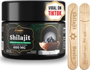 Sennasi 600 MG Shilajit Resin - Shilajit Supplement with Fulvic Acid &amp; 85+ Trace Minerals for Energy, Immunity, Brain Power, 30 Grams