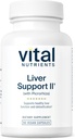 Vital Nutrients Liver Support II with Picrorhiza, Milk Thistle and Curcumin ← Vegan Supplement ← Herbal Combination to Support Healthy Liver Function* ← Gluten, Dairy and Soy Free ← 60 Capsules